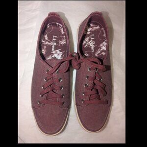 L.L. Bean | Women’s Campside Oxford Canvas Maroon Shoes Size 6.5
